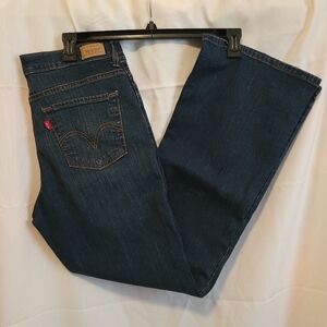 Levi's 512 Perfectly Slimming Boot Cut Dark Wash Jeans